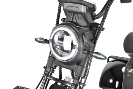 Электроскутер WHITE SIBERIA PRO TRIKE+ 3000W, черный