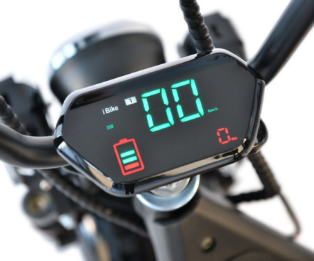 Электроскутер WHITE SIBERIA MINI R 1200W, красный