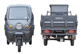 Грузовой электрический трицикл Rutrike D5 КАБИНА гидравлика 1700 60V1200W