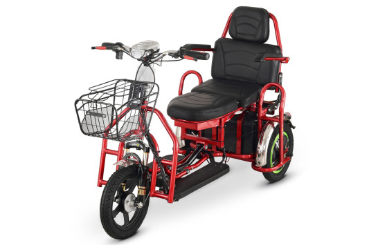 Электротрицикл Transporter 600W 48V красный