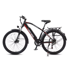 Электровелосипед WHITE SIBERIA CAMRY ALLROAD 500W (матовый черный)