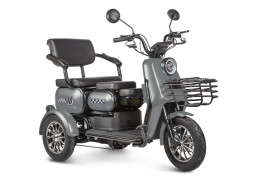 Электротрицикл Rutrike Бумеранг, серый