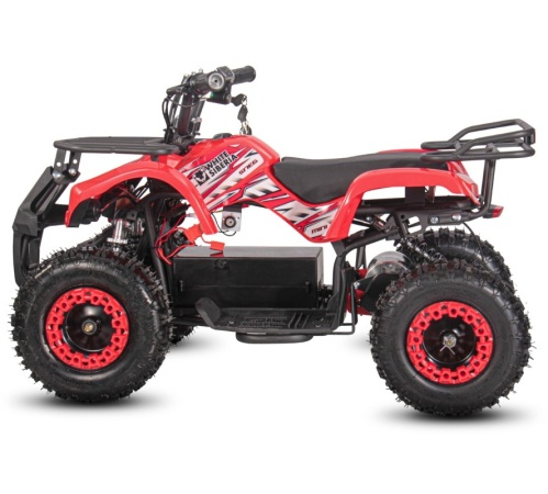 Детский электроквадроцикл WHITE SIBERIA SNEG MINI RED 1000W