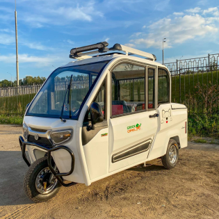 Трицикл GreenCamel Шторм Пикап (60V 1500W) кабина, кузов, понижающая 