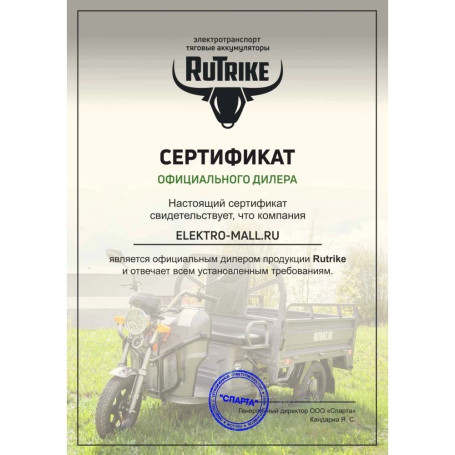 Грузовой электротрицикл Rutrike D4 NEXT PRO 1800 72V1500W, серый