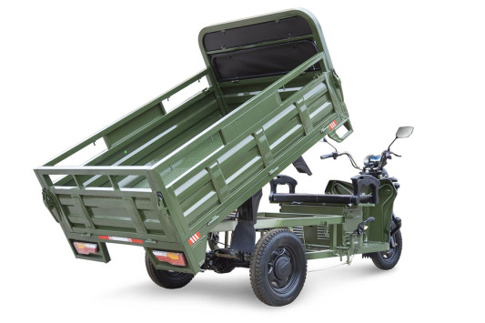 Грузовой электротрицикл Rutrike D4 NEXT PRO 1800 72V1500W, серый