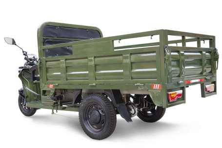 Грузовой электротрицикл Rutrike D4 NEXT PRO 1800 72V1500W, серый