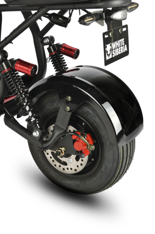 Электроскутер WHITE SIBERIA MINI R 3.0, черный