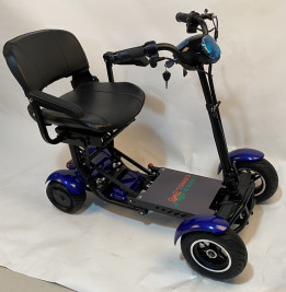 Трицикл GreenCamel Кольт 801 FAT (36V 15,6Ah 2x400W), синий