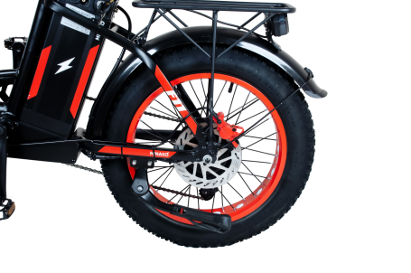 Электровелосипед Minako F11 Pro 20ah, красный