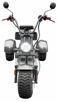 Трехколесный электроскутер Ikingi M6 Pro Trike карбон