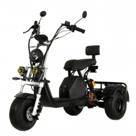 Трехколесный электроскутер Ikingi X1 Pro Trike черный