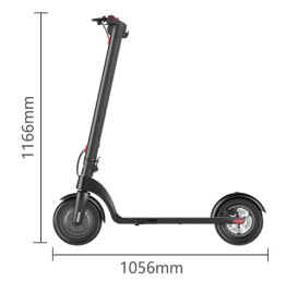 Электросамокат E-Scooter HX X7 off-road Air Black
