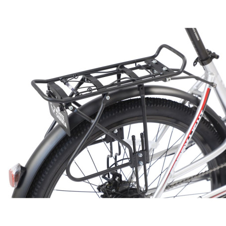 Электровелосипед WHITE SIBERIA CAMRY LIGHT 500W (матовый серебристый)