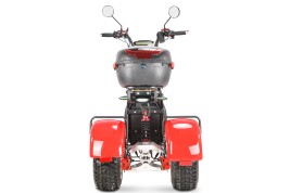 Электроскутер WHITE SIBERIA IKRA 5000W, красный