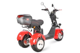 Электроскутер WHITE SIBERIA IKRA 5000W, красный