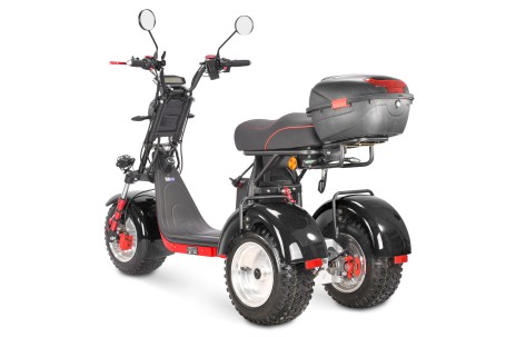 Электроскутер WHITE SIBERIA IKRA 5000W, черный