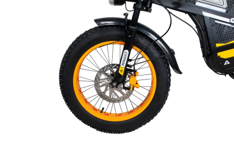 Электровелосипед Minako Apex желтый