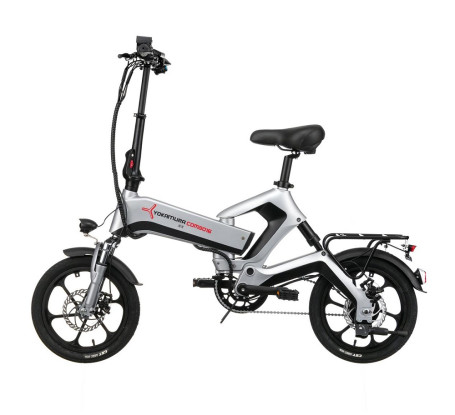 Электровелосипед Yokamura Combo c подвеской, серый