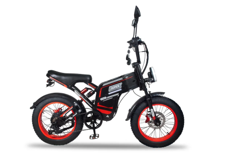 Электровелосипед Minako Apex красный 