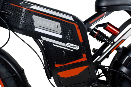 Электровелосипед Minako Apex красный 