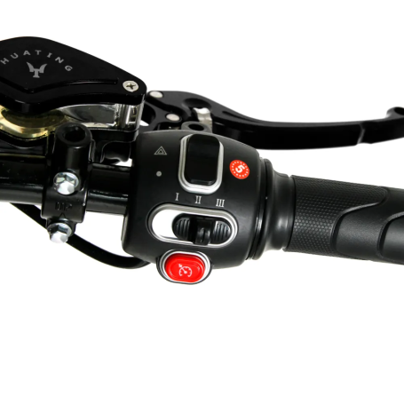 Электрический скутер Ikingi Chopper черный