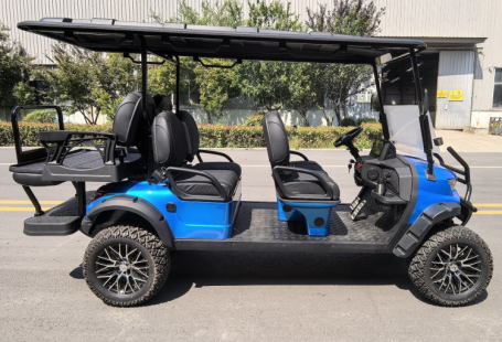 Гольфкар GreenCamel Сонора A42L (4+2, 4kW AC, R14 литые) LUX lifted, синий