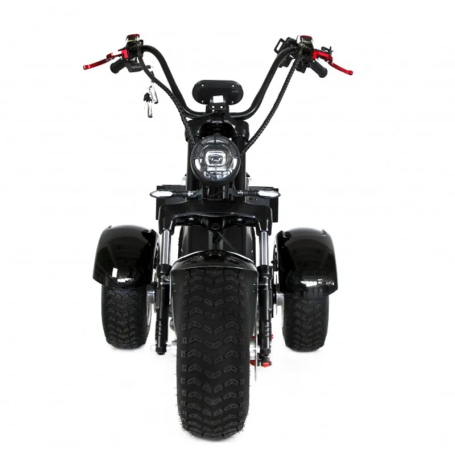 Трехколесный электроскутер Ikingi M6 Pro Trike черный