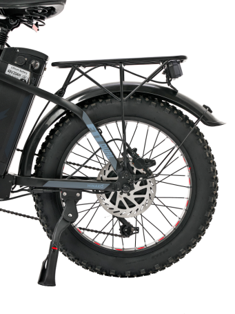 Электровелосипед Minako F11 Dual, черный