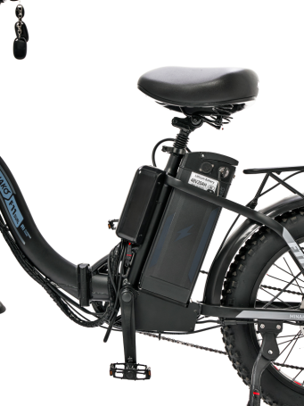 Электровелосипед Minako F11 Dual, черный