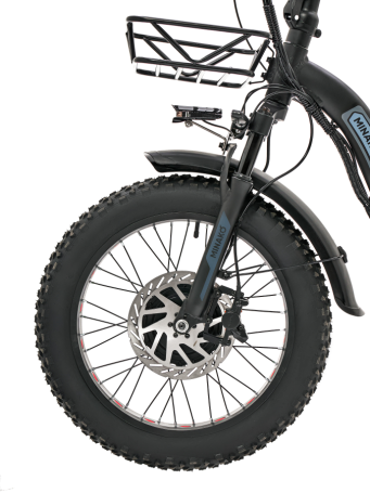 Электровелосипед Minako F11 Dual, черный