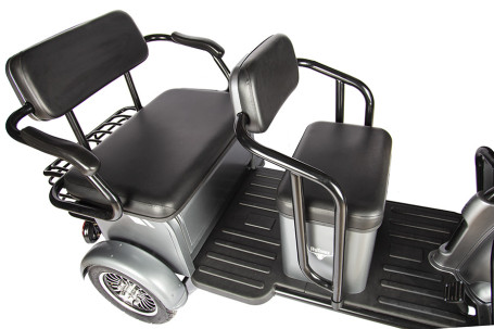 Электротрицикл Rutrike Экипаж, серый