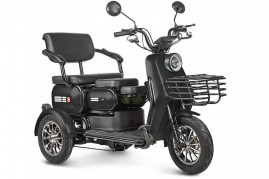 Электротрицикл Rutrike Патрон, черный