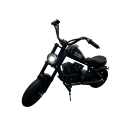 Электромотоцикл детский eDro Chopper Черный
