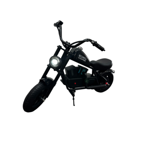 Электромотоцикл детский eDro Chopper Черный