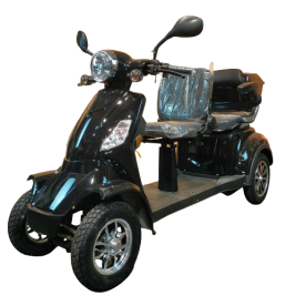 Электроскутер четырехколесный двухместный Syccyba 4rike X2 1000W 60V 20Ah