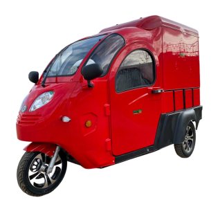 Электротрицикл грузовой GreenCamel Тендер E1200 (72V 2500W) кабина, BOX, понижающая