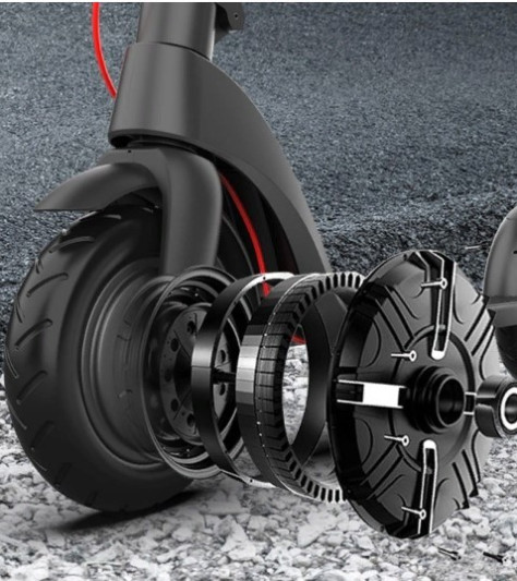 Электросамокат E-Scooter HX X7 off-road Air Grey