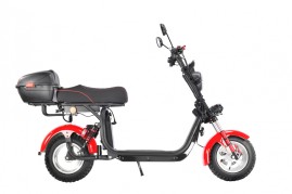 Электроскутер WHITE SIBERIA PRO CITYCOCO 2500W, красный